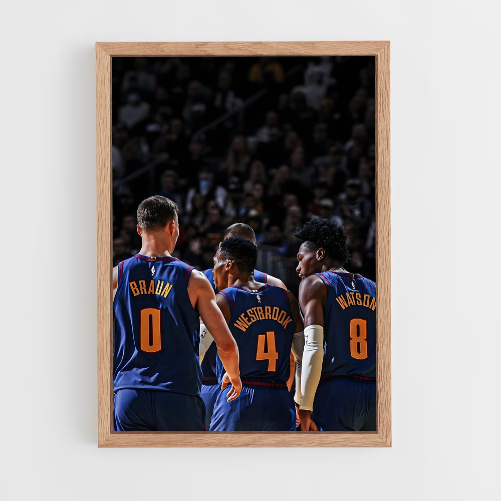 Poster Golden Hustle – affiche Basketball (vue 4)